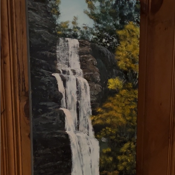 Original Waterfall painting - Picture 2 of 2